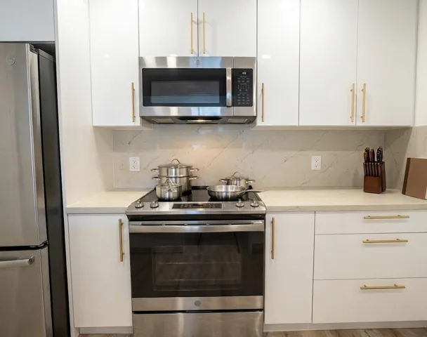 Stainless steel appliances!