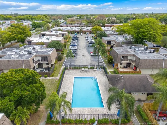 Community pool view