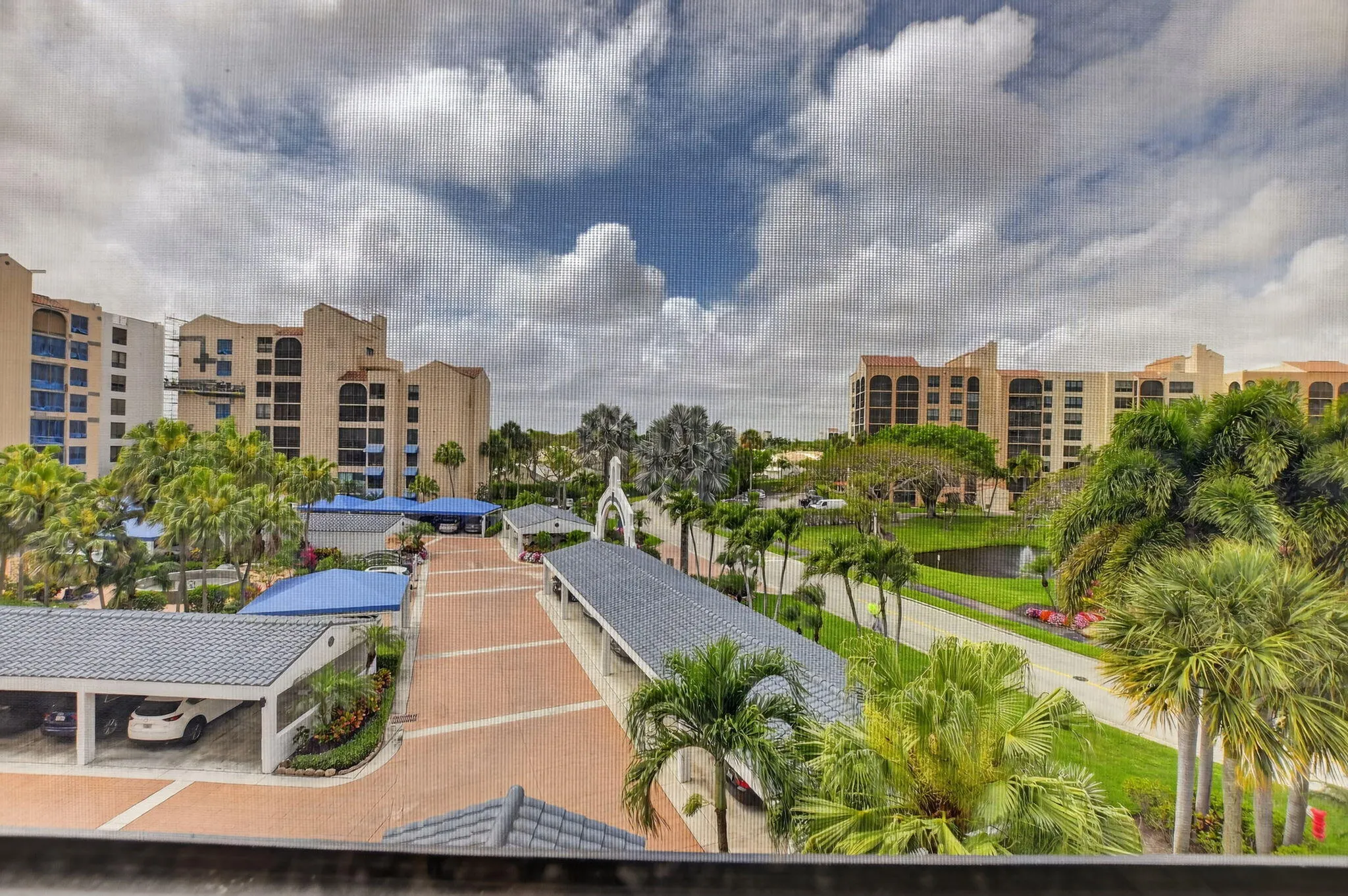 View from kitchen