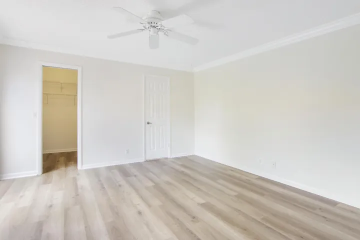 The master bedroom offers a walk-in closet and ensuite bathroom.