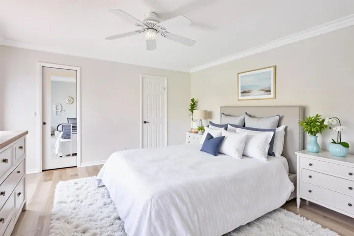 Enjoy a spacious master bedroom.