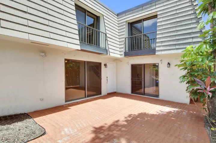 A large, private patio awaits you.
