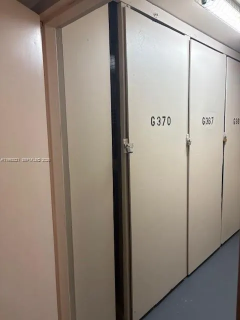 Deeded storage closet in common hallway