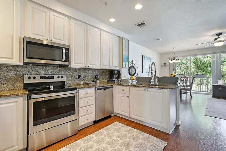 The open concept floor plan creates the perfect space for relaxing or entertaining