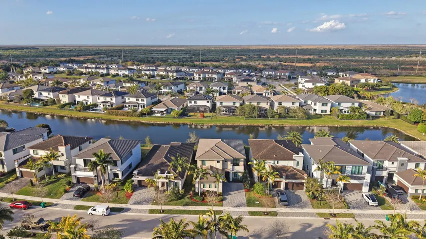 house ariel view