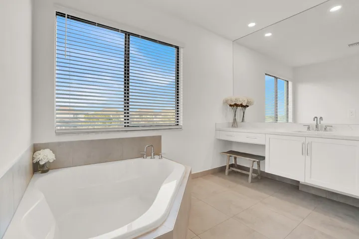 Her master bath