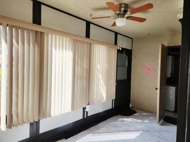 Enclosed Patio with Laundry
