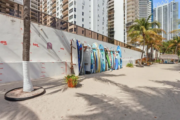 Paddle board storage