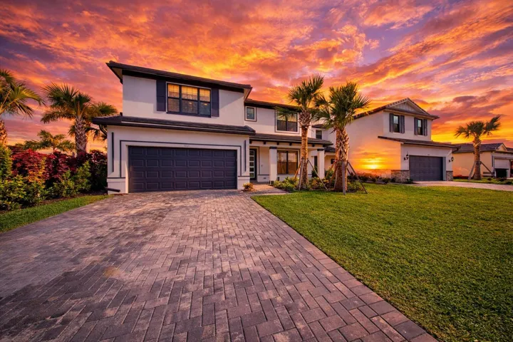 sunset front