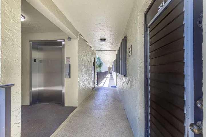 Steps to the Elevator