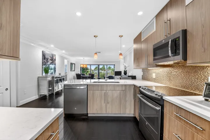 Another angle of the kitchen