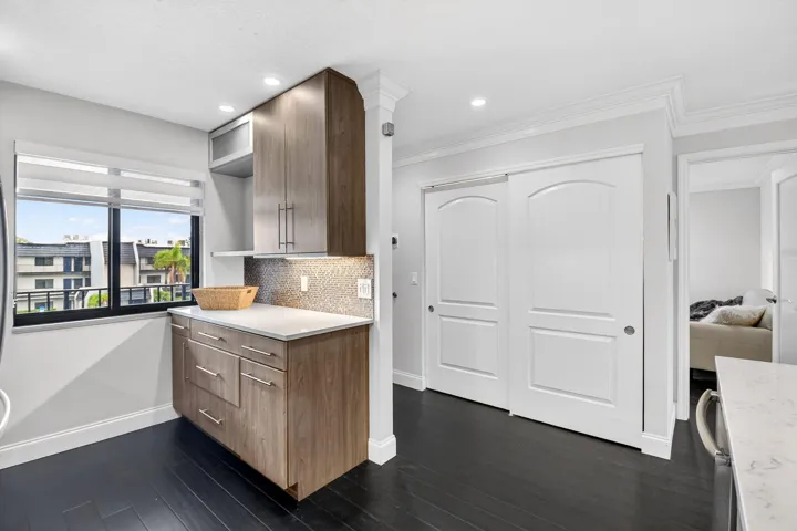 Kitchen view towards the front