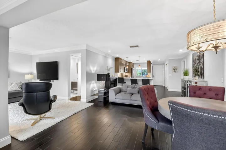 Living room, back to front