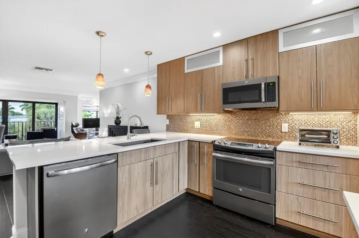 Open kitchen view