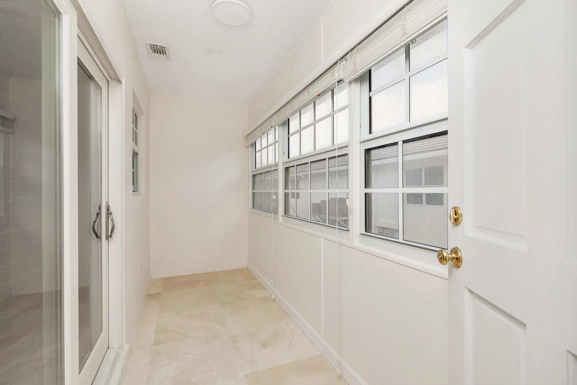 Enclosed patio