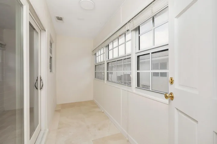 Enclosed patio