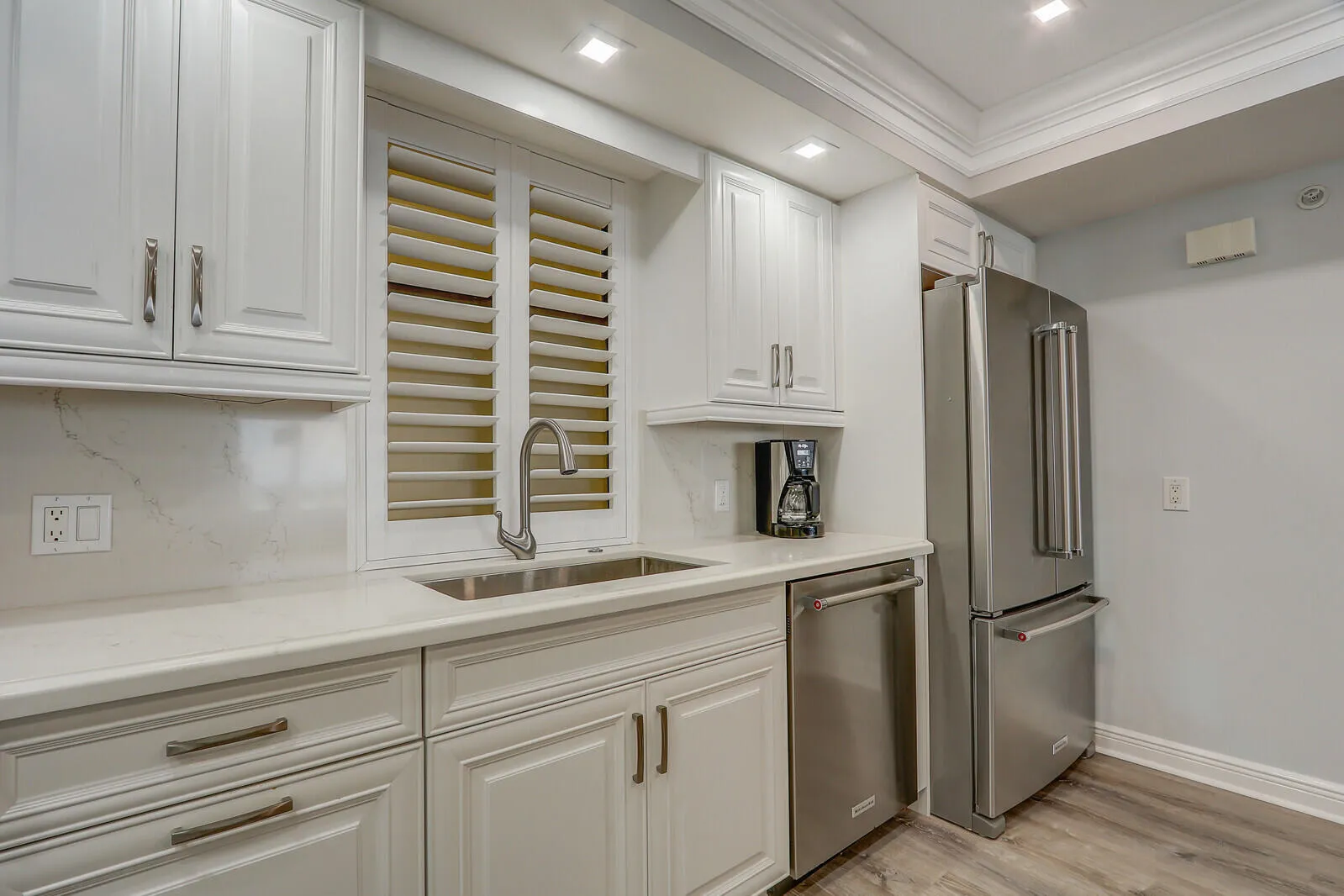 Newer stainless steel appliances