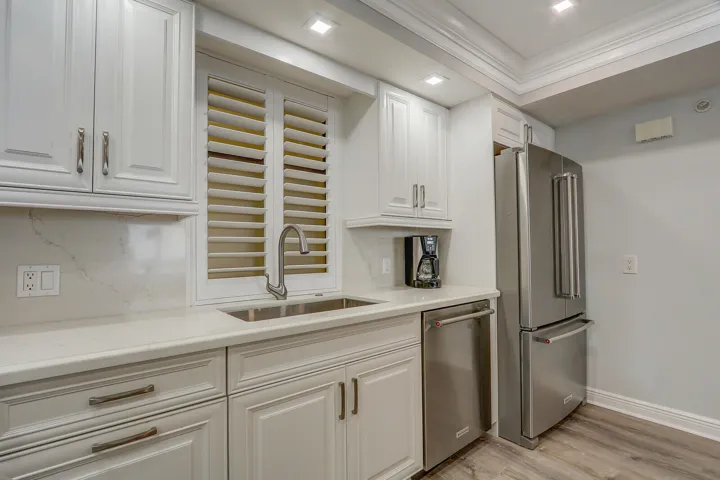 Newer stainless steel appliances