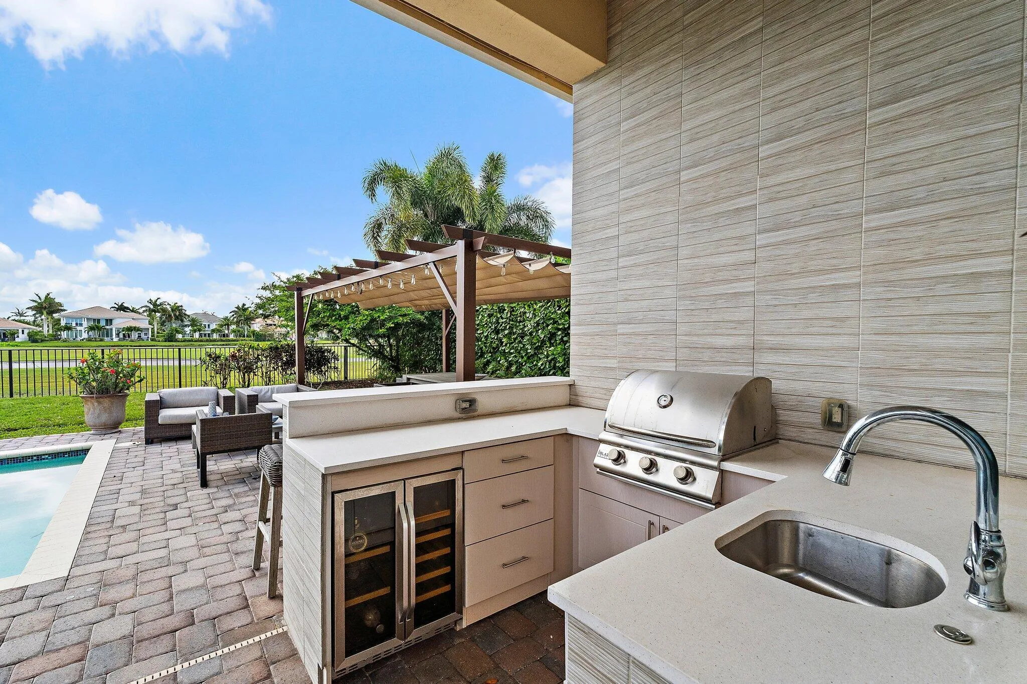Covered Summer Kitchen