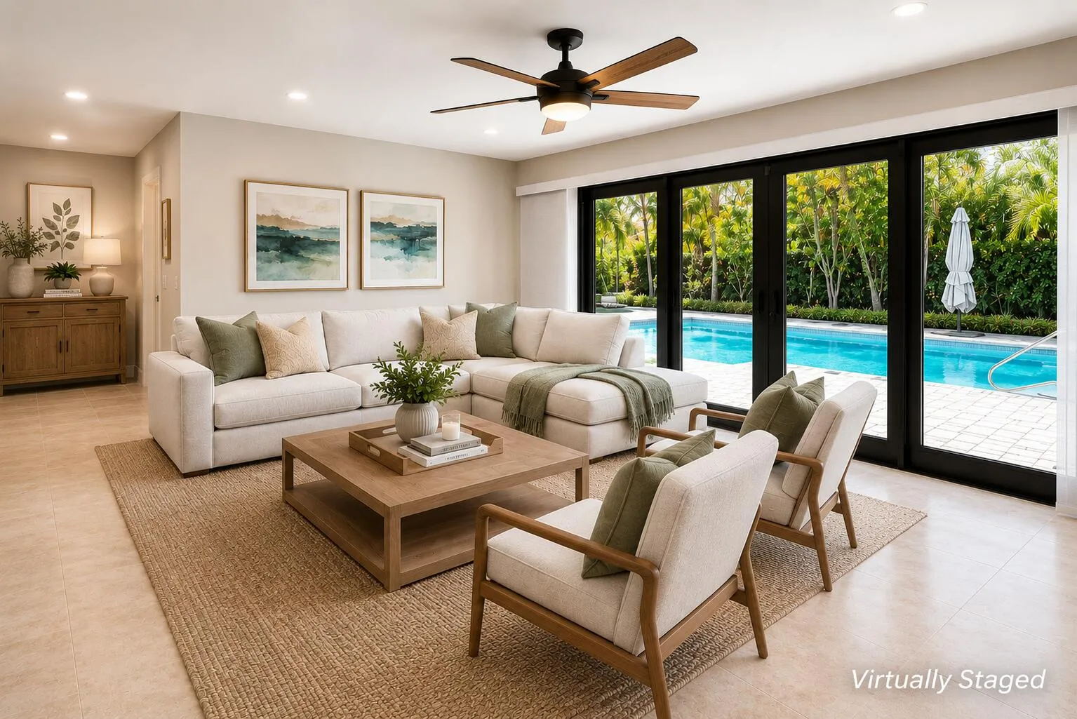 Virtually Staged | Family Room