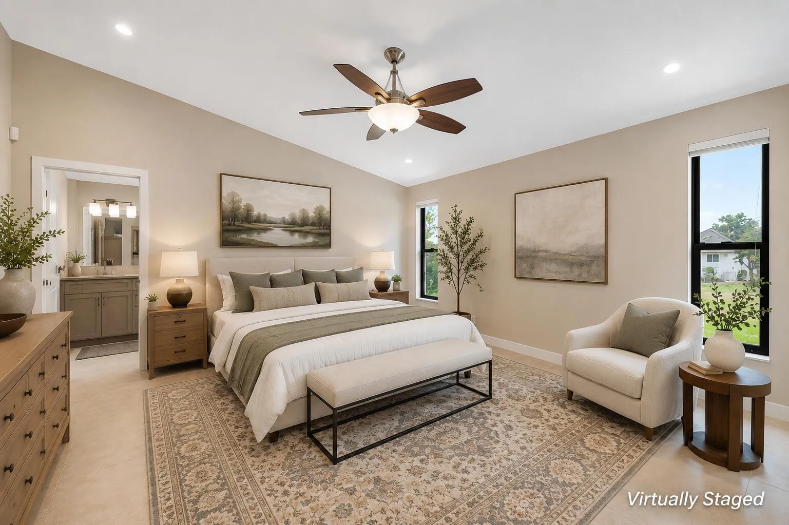 Virtually Staged | 2nd Bedroom