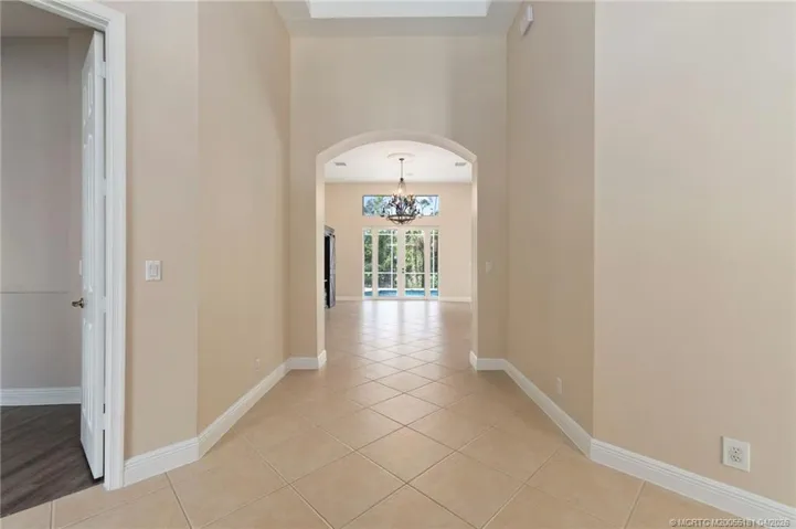 Entrance hall to living area