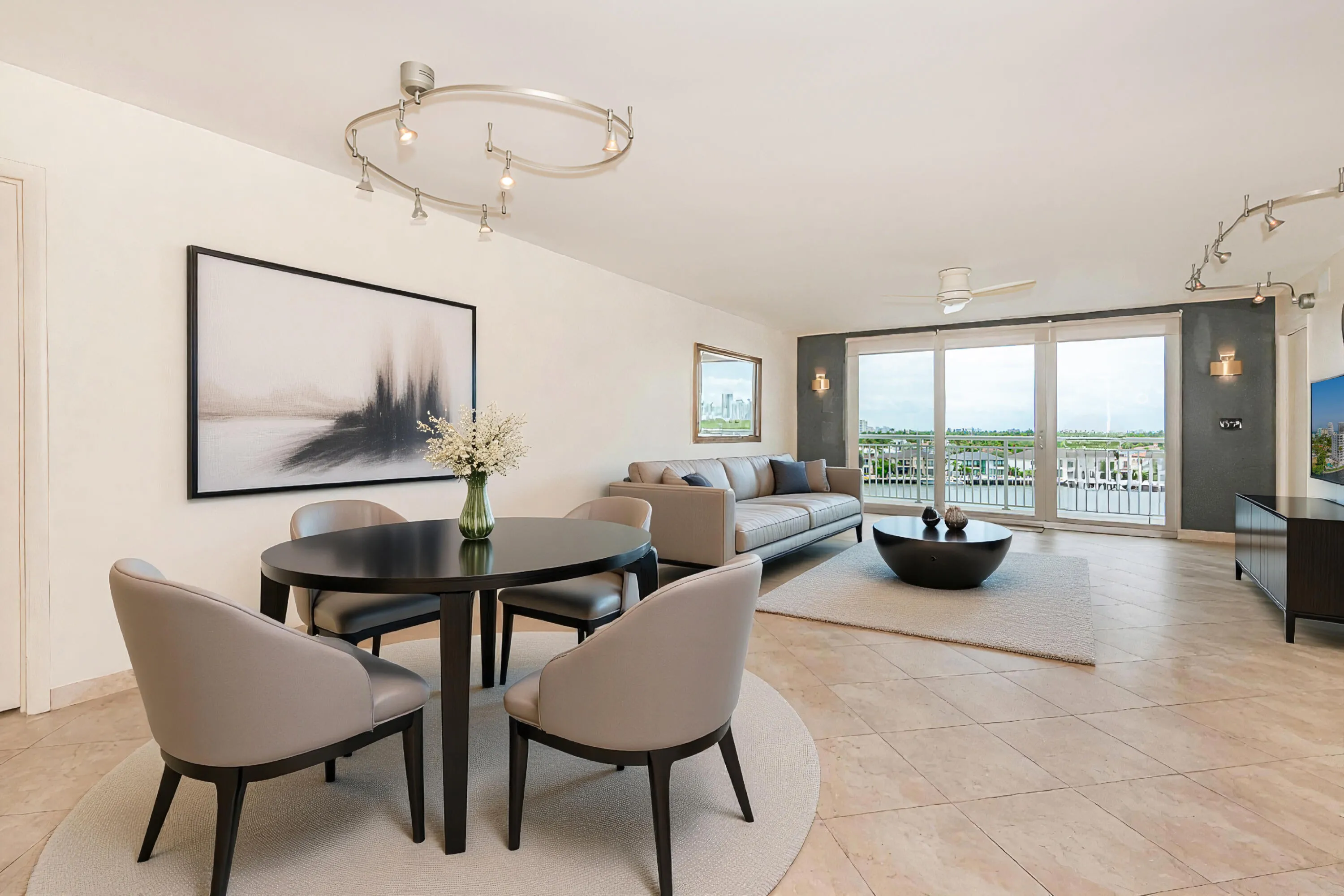 1-707 - Dining and Living Room