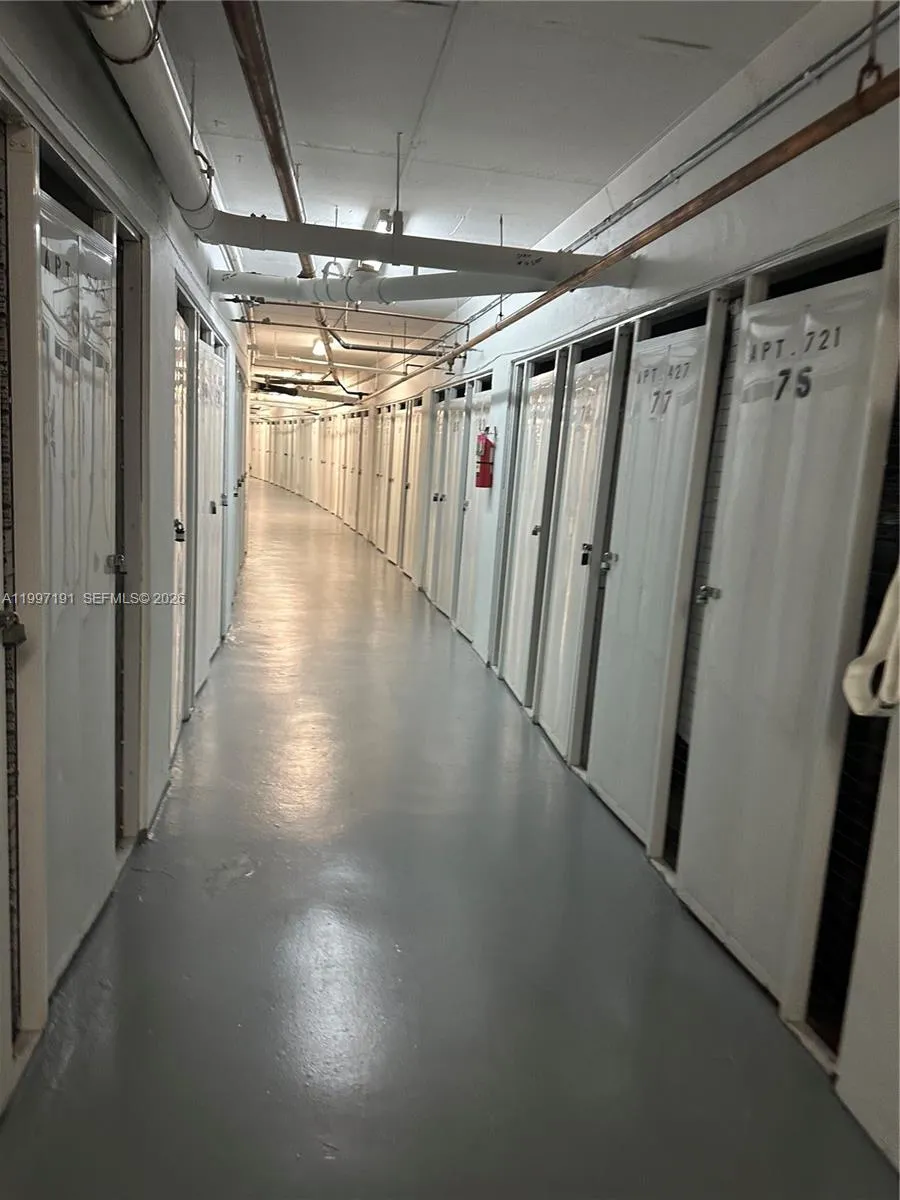 deeded storage lockers.