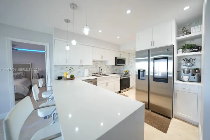 Beautifully upgraded apartment. Great attention to detail in its renovations.