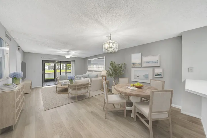 Living Room Virtual Staging
