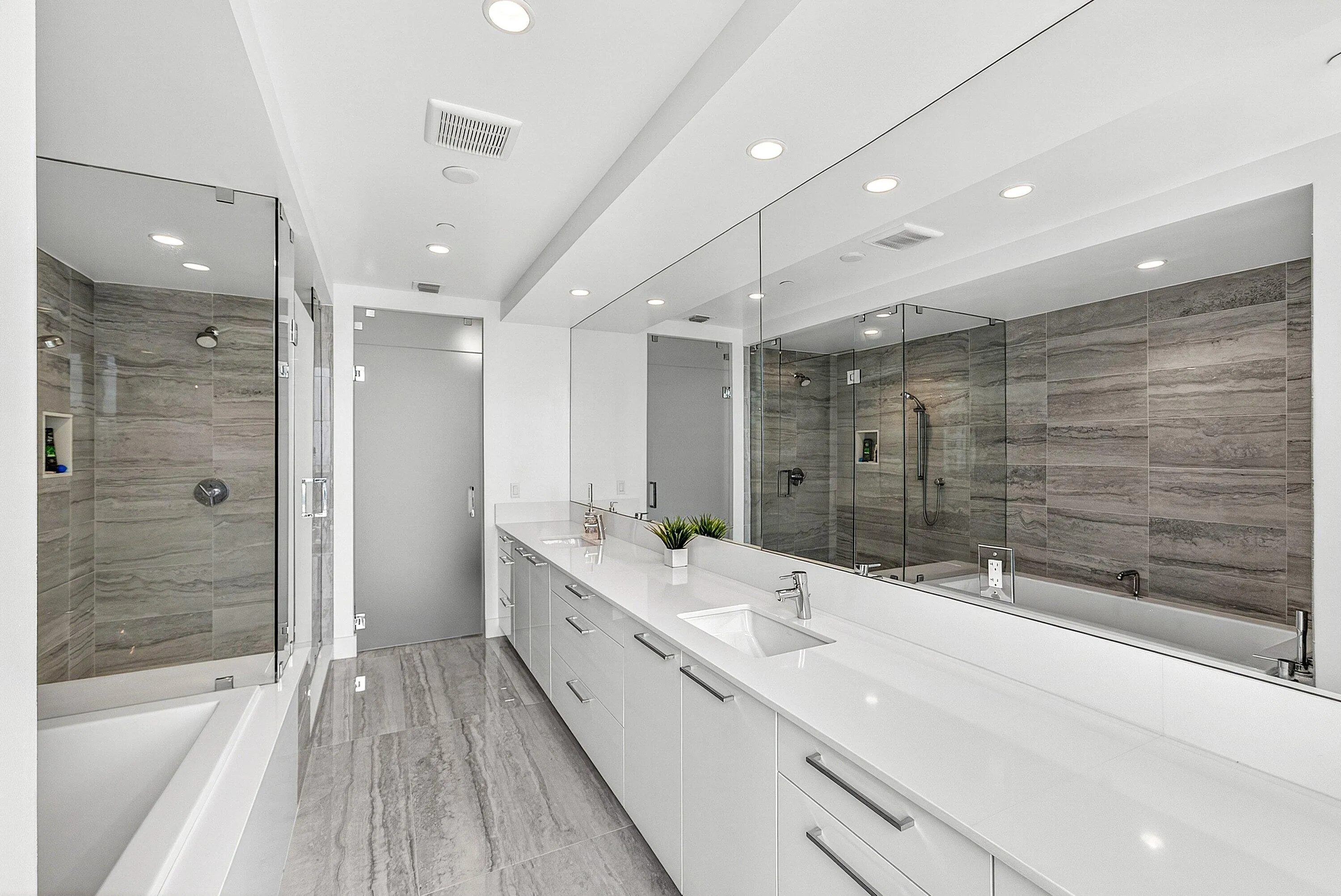 Primary Bathroom with water closet