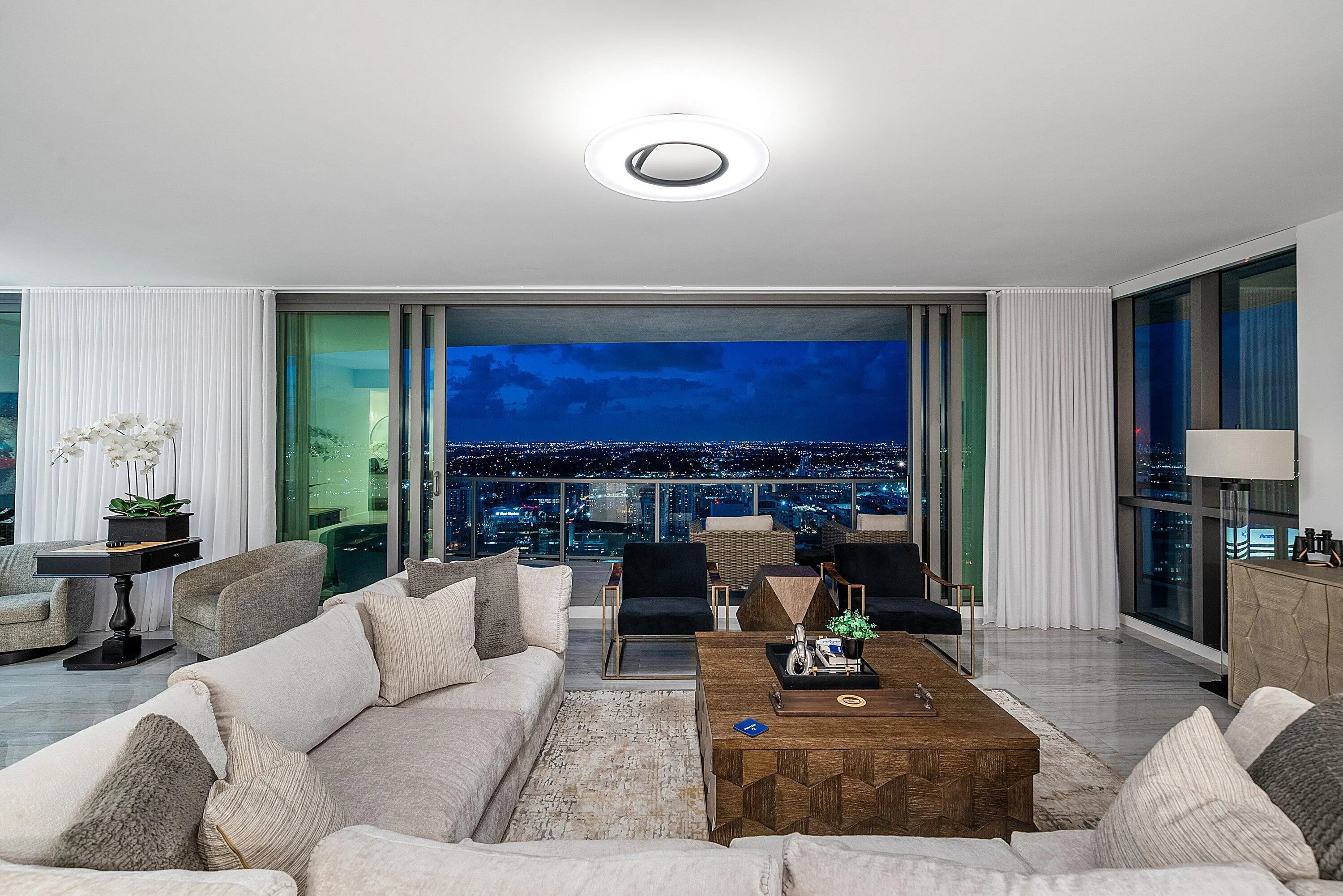Great Room Night Views