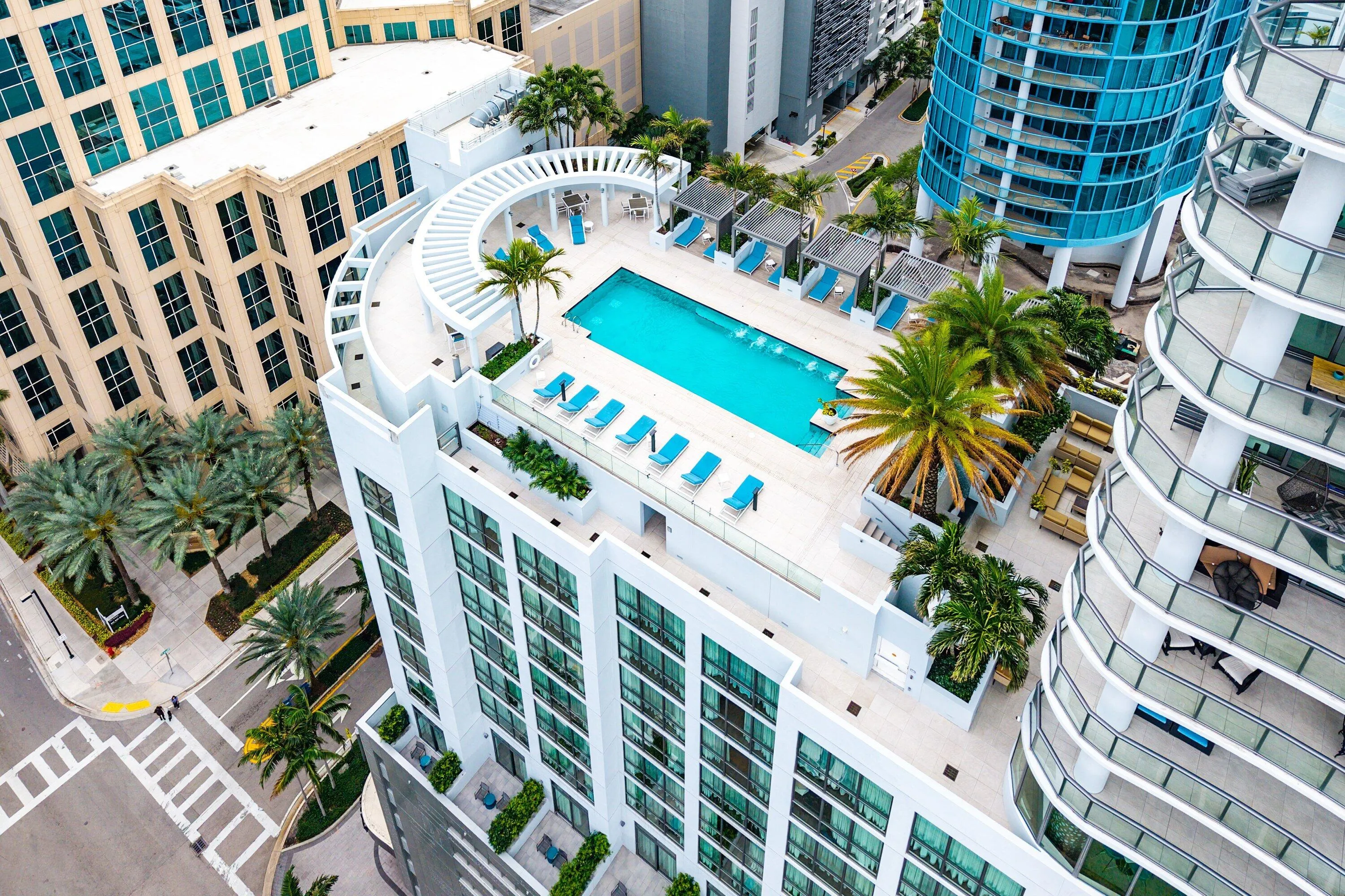 Residents Pool & Cabanas