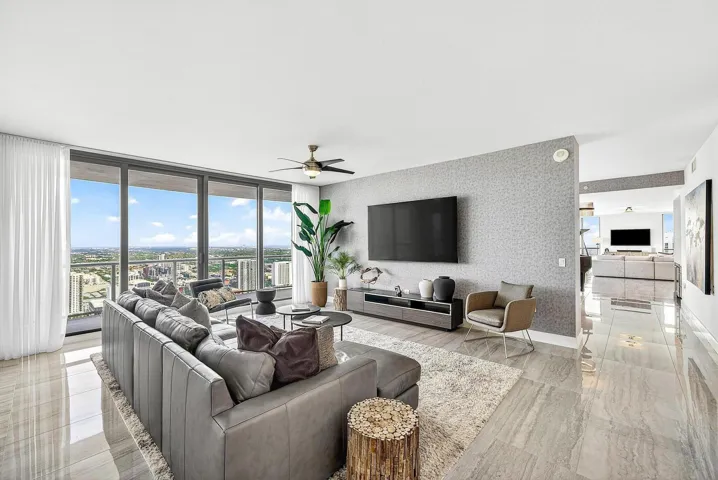 Family Room with north views
