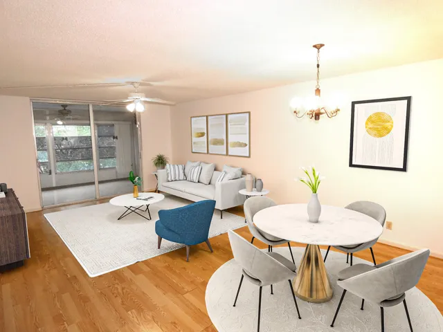 Staged Living-Dining