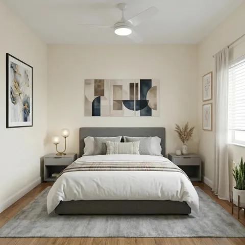 Virtually Staged - Bedroom 1