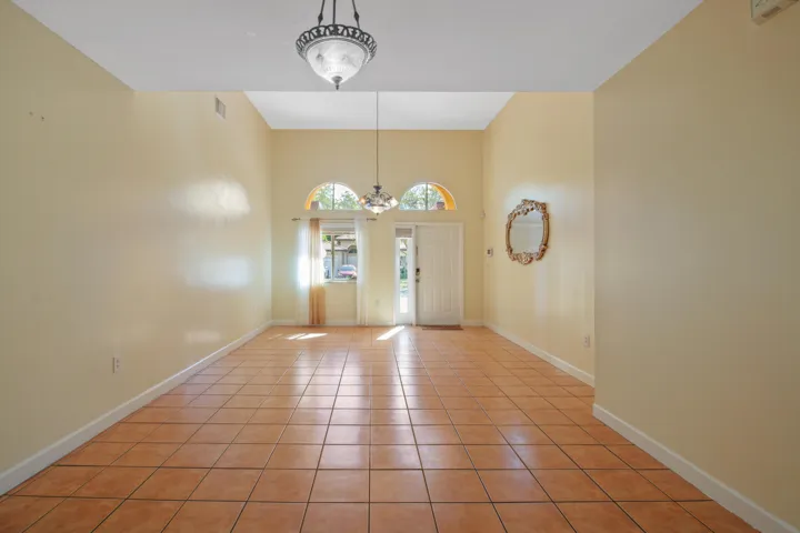Formal Living Room & Dining Area