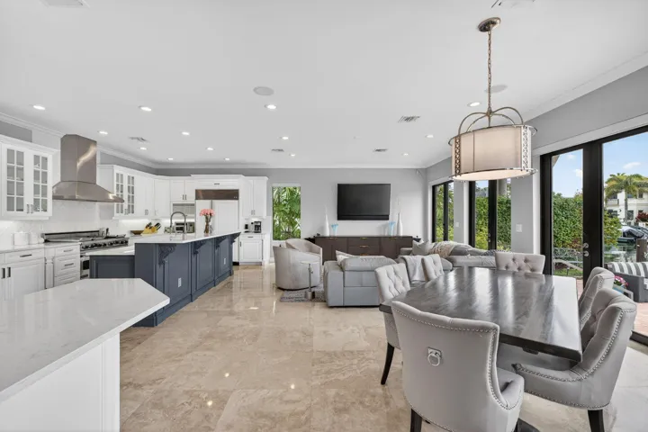 Wet Bar Left of Open Kitchen