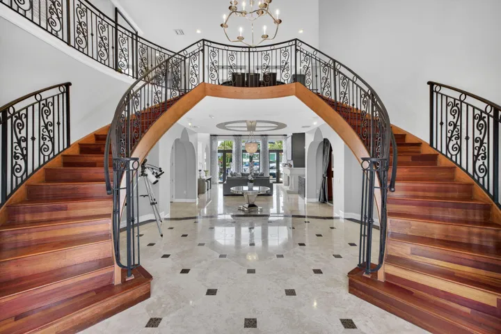 Dramatic Butterfly Staircase