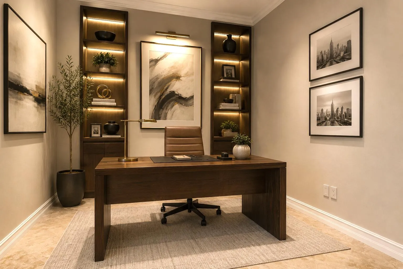Office or Den Furnished/Staged