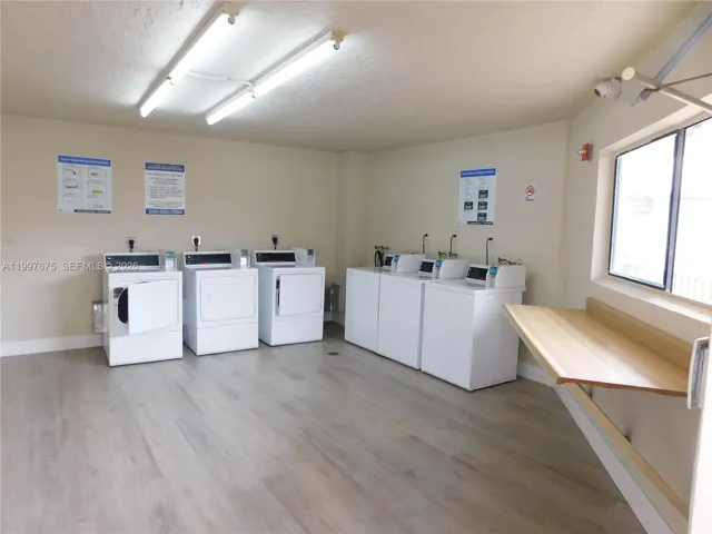 3 washer & 3 dryers on each floor (next to unit)