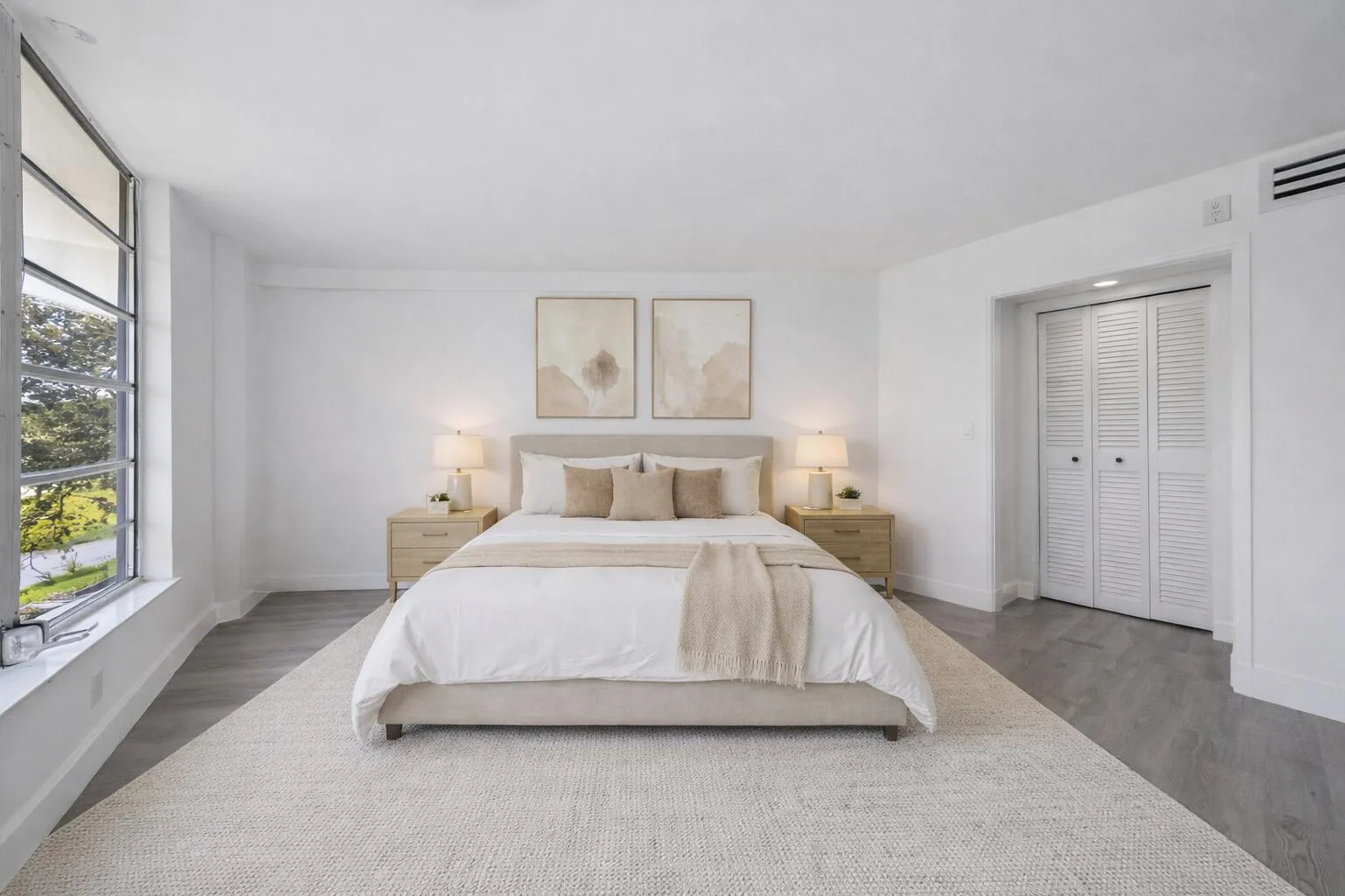 Calm and cozy bedroom retreat