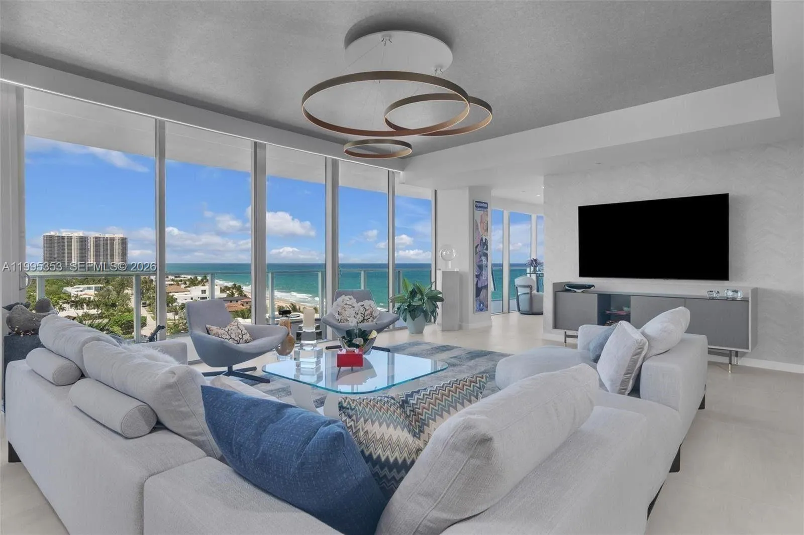 OCEAN VIEWS WHILE YOU RELAX ON YOUR COUCH IN THE LIVING ROOM