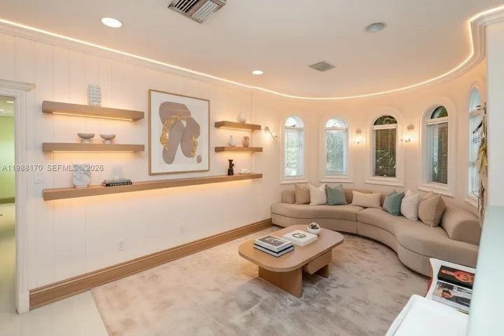 Virtual Staged Upstairs Loft Area
