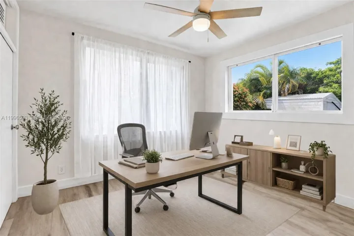Office - virtually staged.