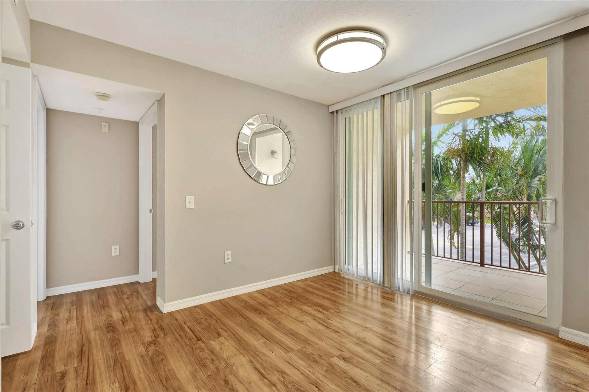 Dining Area with access to private Balcony