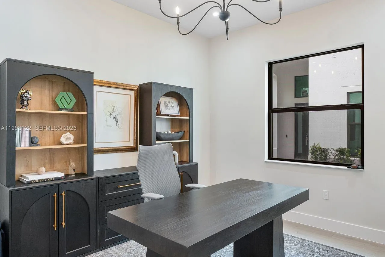 Main Floor Bedroom being used as an Office