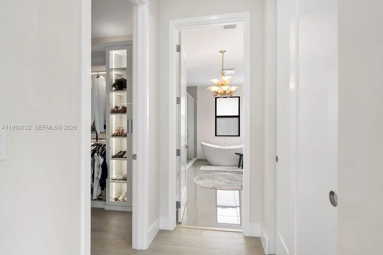 Primary Closet and Bath 1