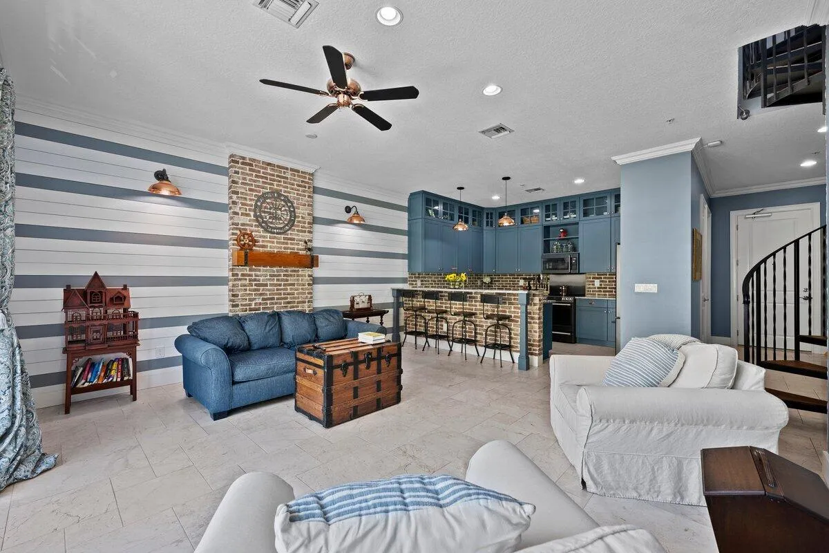 Family room & kitchen