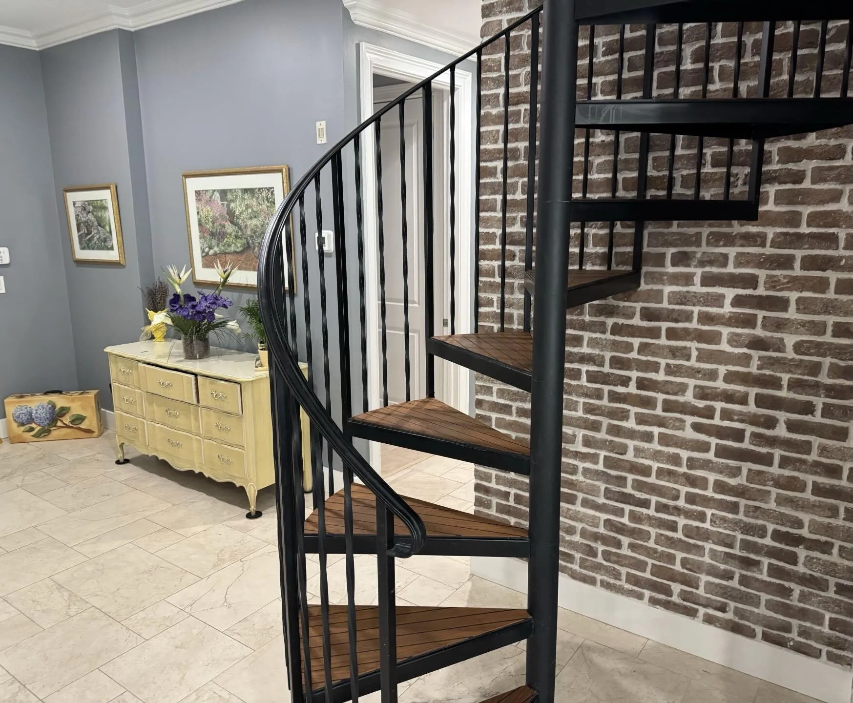 Teak steps